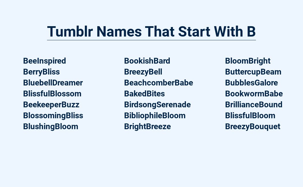 Bewitching Tumblr Names