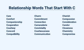 Relationship Words That Start With C – Complete Guide