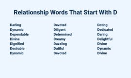 Relationship Words That Start With D – Deep Dive