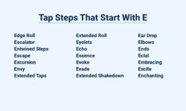 Tap Steps That Start With E – Exceptional Exercises