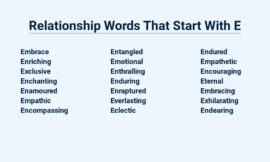 Relationship Words That Start With E – Expanding Your Vocabulary