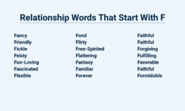 Relationship Words That Start With F – From Friends To Lovers