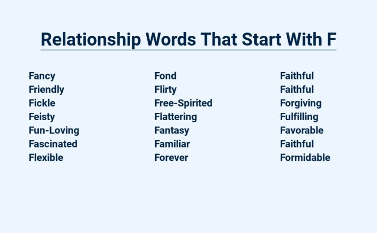 Read more about the article Relationship Words That Start With F – From Friends To Lovers