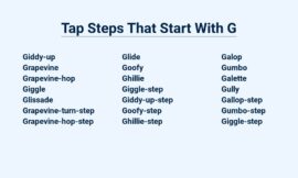 Tap Steps That Start With G – Grooving Guide