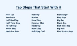 Tap Steps That Start With H – Hot Moves