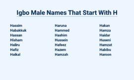 Igbo Male Names That Start With H – Igbo Culture