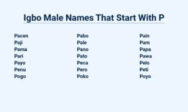 Igbo Male Names That Start With P – Unveiling Cultural Significance