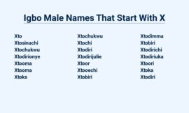 Igbo Male Names That Start With X – Unveiling Cultural Heritage