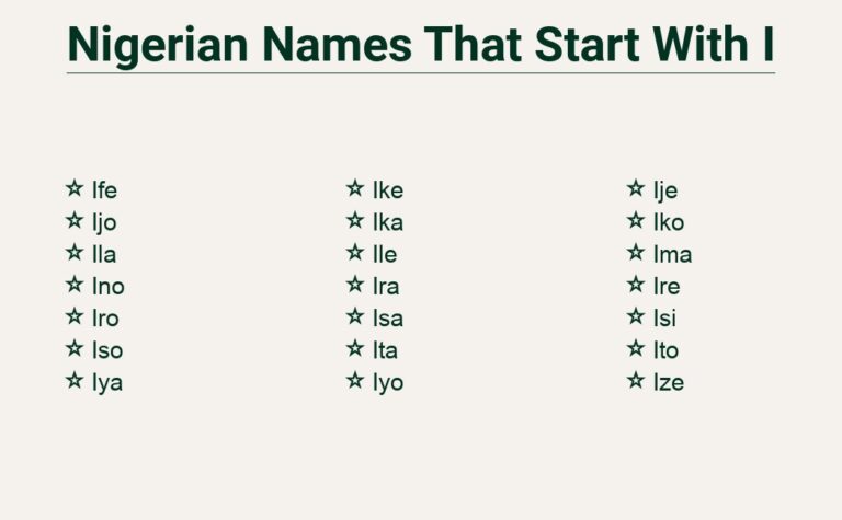 Read more about the article Nigerian Names That Start With i – Beautiful and Meaningful