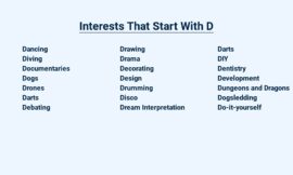 Interests That Start With D – Discover Diverse Passions