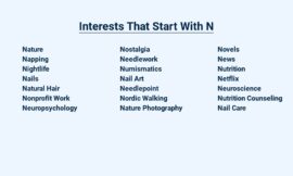 Interests That Start With N – Newfound Passions Await