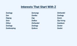 Interests That Start With Z – Zeal for Adventure