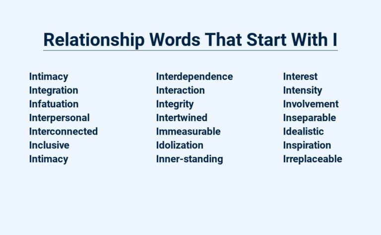 Read more about the article Relationship Words That Start With I – Key Terms To Express Love, Trust And Gratitude