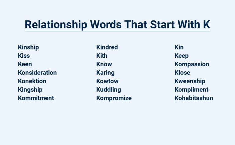 Read more about the article Relationship Words That Start With K – Know The K-Words Of Love