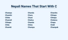 Nepali Names That Start With C – Explore The Beauties