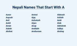 Nepali Names That Start With A – The Beauty Of Tradition