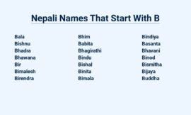 Nepali Names That Start With B – Unique And Meaningful