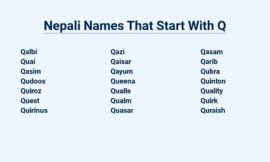 Nepali Names That Start With Q – Find Them Here