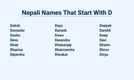 Nepali Names That Start With D – A Rich Heritage