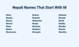 Nepali Names That Start With M – Majestic Monikers