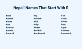 Nepali Names That Start With R – Roots Of History