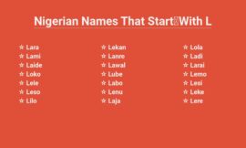 Nigerian Names That Start With L – Behind the Meaning