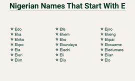 Nigerian Names That Start With e – A Burst of Creativity