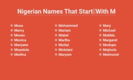 Nigerian Names That Start With m – Cultural Heritage