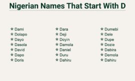 Nigerian Names That Start With d – Dazzling Diversity
