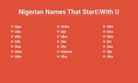 Nigerian Names That Start With u – Your Guide to Meaningful Monikers