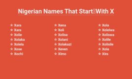 Nigerian Names That Start With x – Unique Monikers