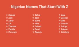 Nigerian Names That Start With z – A Unique Heritage