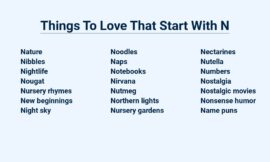 Things To Love That Start With N – Never Not New