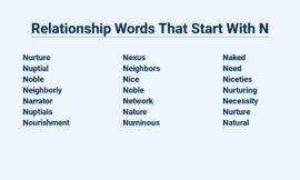 Relationship Words That Start With N – A Guide To Affectionate Terms