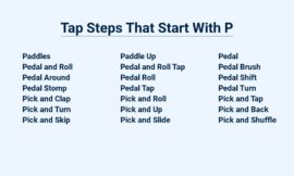 Tap Steps That Start With P – Perfect Posture