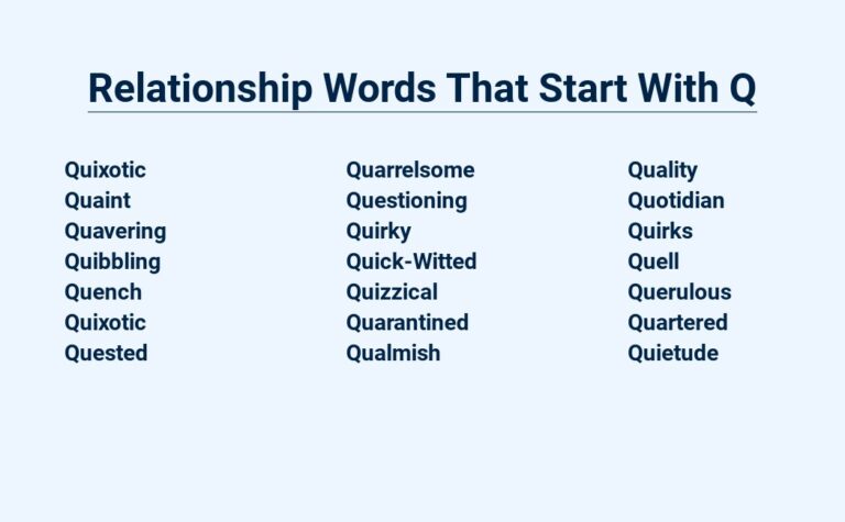 Read more about the article Relationship Words That Start With Q – Quirky Love Words