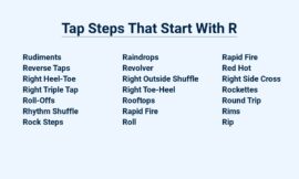 Tap Steps That Start With R – Rhythm In Your Feet