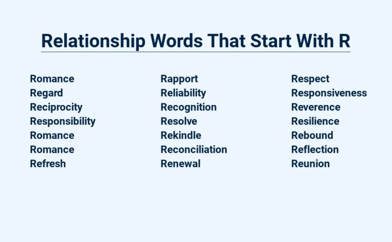 Read more about the article Relationship Words That Start With R – The Key To Understanding Connections