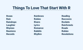 Things To Love That Start With R – Romance & Rainbows