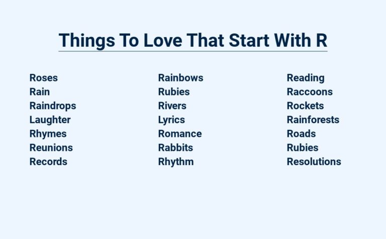 Read more about the article Things To Love That Start With R – Romance & Rainbows