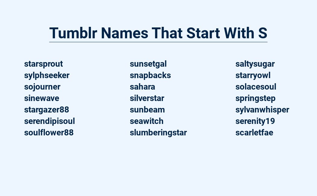 Sassy Tumblr Names