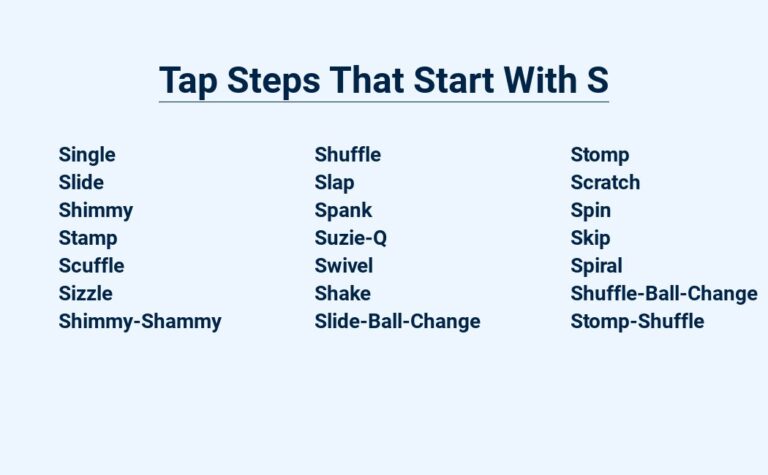 Read more about the article Tap Steps That Start With S – Solo Syncopation