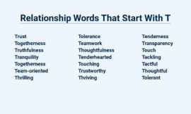 Relationship Words That Start With T – Ties That Bind