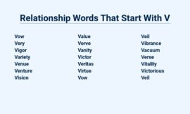 Relationship Words That Start With V – A Vocabulary Guide