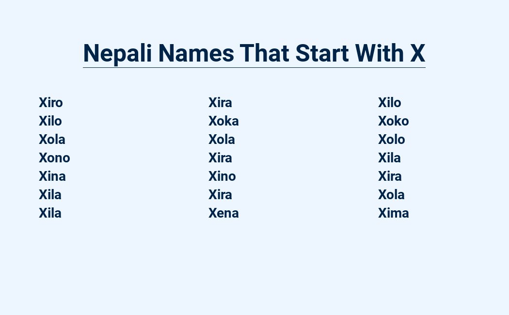 X-initial Nepali names