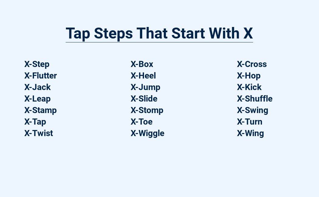 X-step tap dance