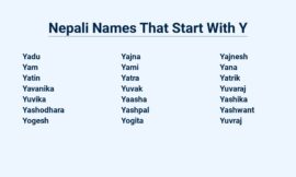 Nepali Names That Start With Y – Unique And Meaningful