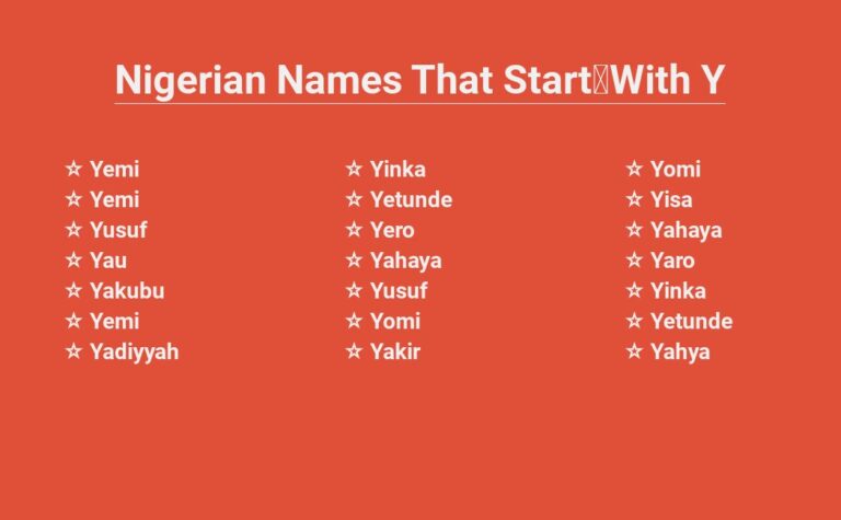 Read more about the article Nigerian Names That Start With Y – Yoruba Legacy