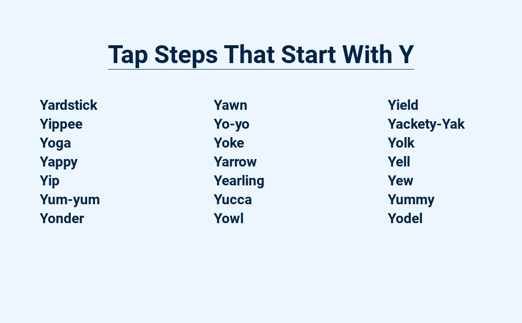 Youthful tap moves