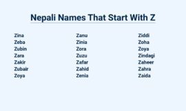 Nepali Names That Start With Z – From Classic To Quirky